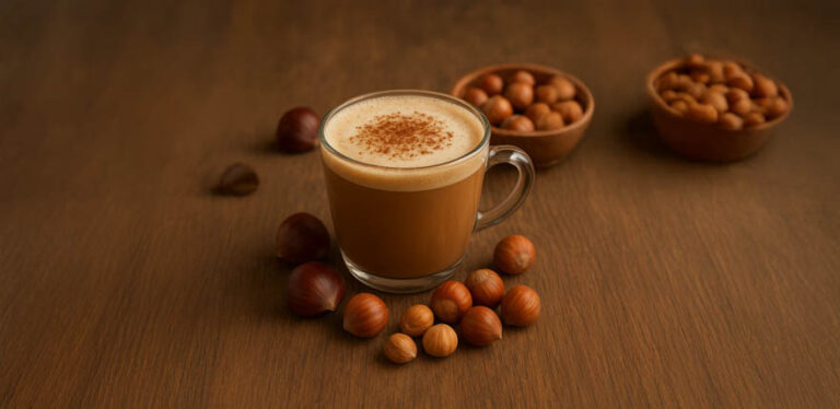 café noisette chataigne